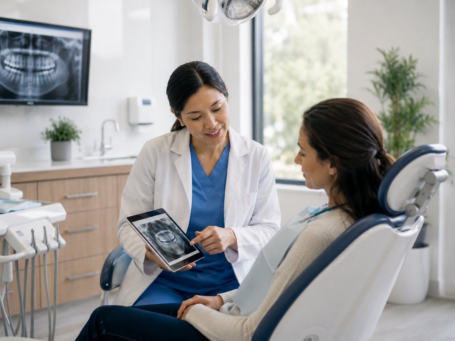 Professional dental practice and administrative workflow