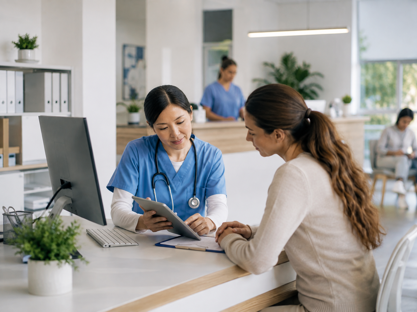 Professional physiotherapy and medical clinic environment