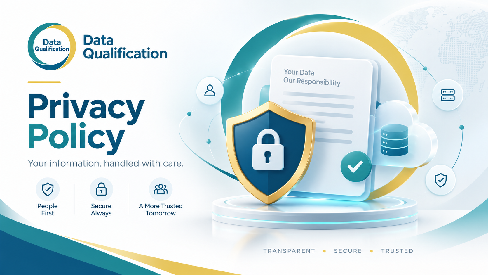 Data Qualification privacy and information protection illustration