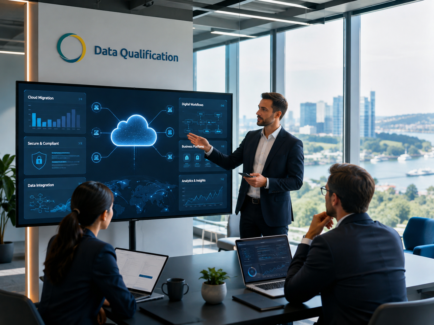 Modern cloud computing and secure data infrastructure