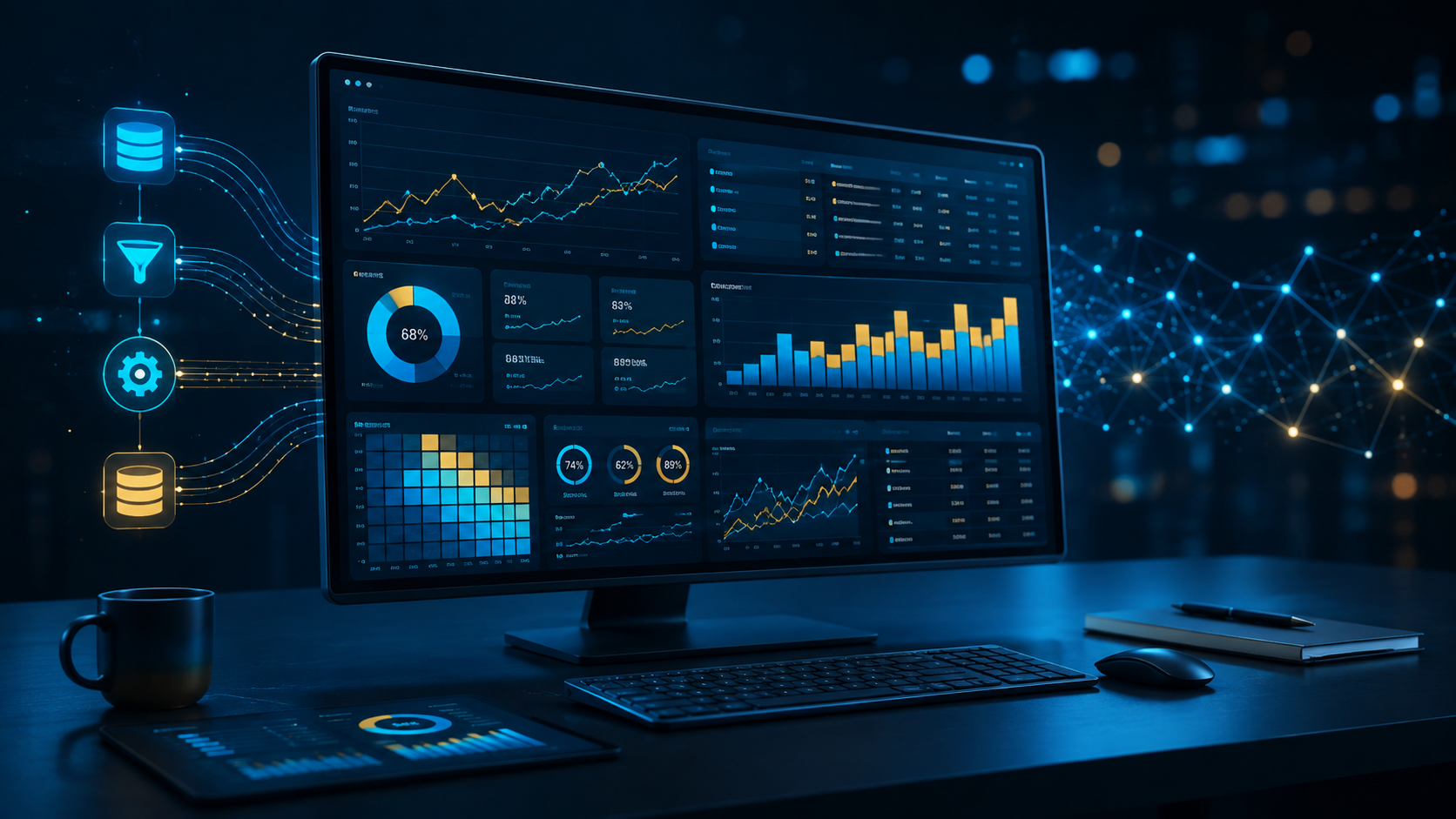 Data transformation and modelling workspace