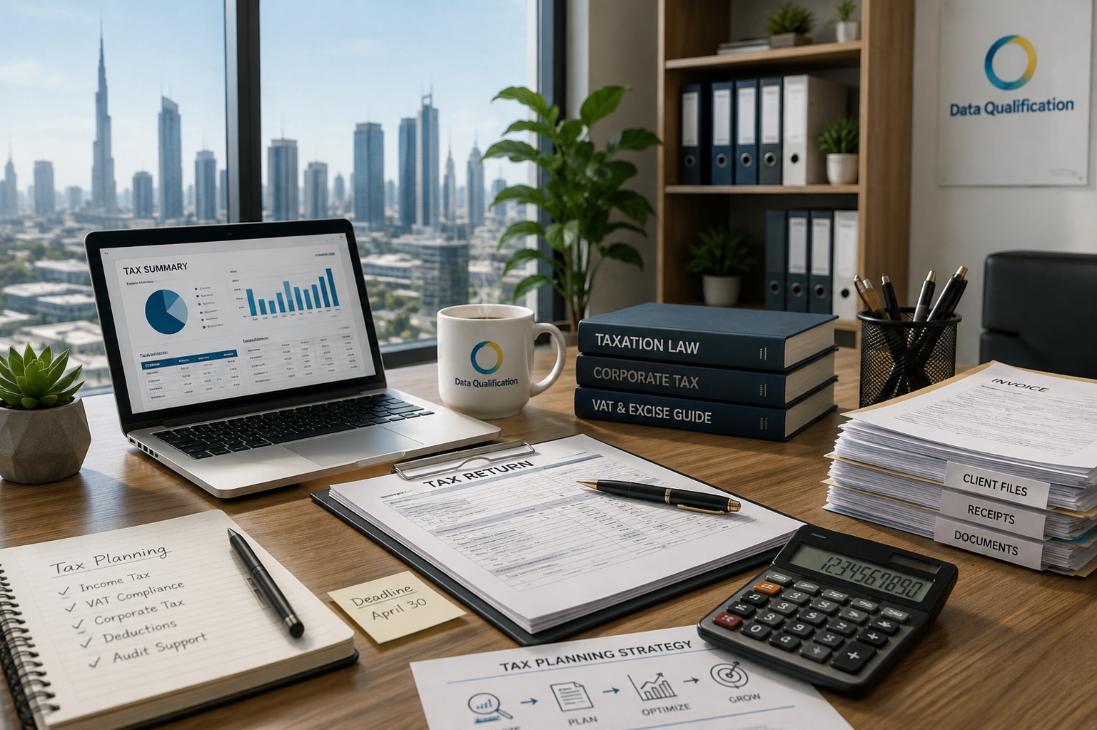 Organized tax files and reporting workpapers